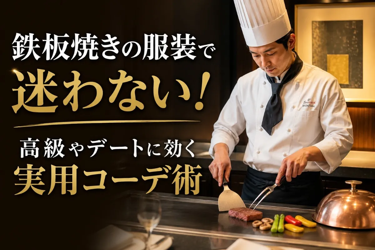 鉄板焼きの服装で迷わない！高級やデートに効く実用コーデ術