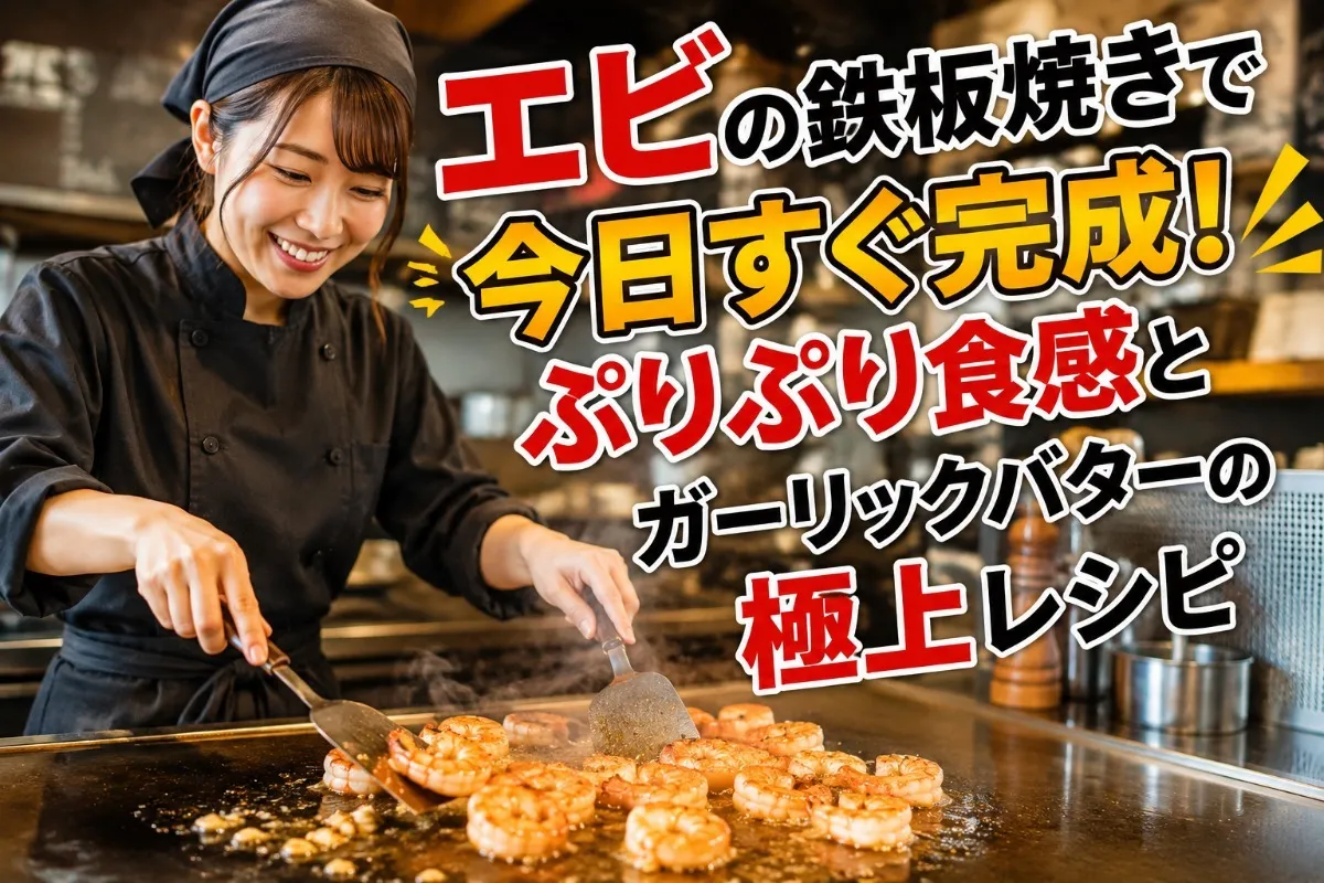 エビの鉄板焼きで今日すぐ完成!ぷりぷり食感とガーリックバターの極上レシピ